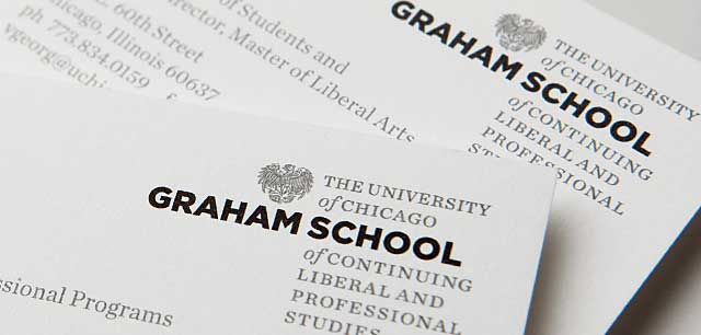 University of Chicago Graham School stationery